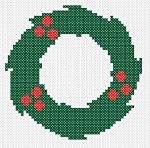 Free Reindeer Christmas Cross Stitch Pattern