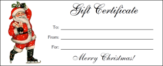 Free Printable Santa Gift Certificates
