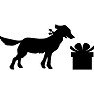 Christmas Dog Stencils, Patterns and Shapes